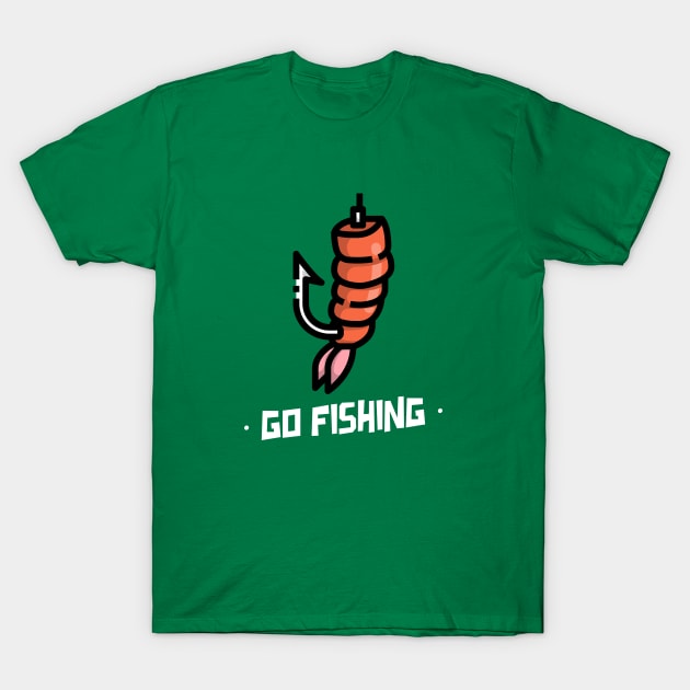 Go Fishing / Fishing Design / Fishing Lover / Fisherman gift T-Shirt by Redboy